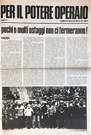 Imagen del vendedor de Per il Potere Operaio. Giornale dei collettivi politici del Veneto. No. 2. Aprile 1977 a la venta por LibriSenzaData