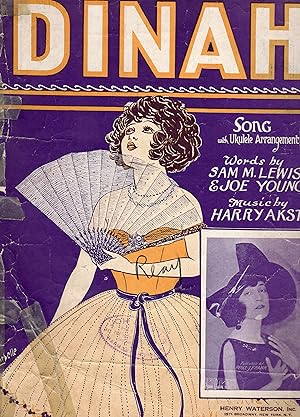 Seller image for Dinah - Song With Ukulele Arrangment Music for sale by The Sun Also Rises