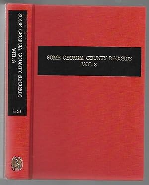 Seller image for Some Georgia County Records, Volume 3. for sale by K. L. Givens Books