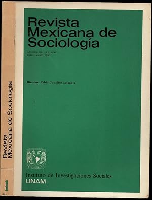 Seller image for El mestizaje mexicano en el periodo nacional in Revista Mexicana de Sociologia Volume XXX (30) Number 1 for sale by The Book Collector, Inc. ABAA, ILAB