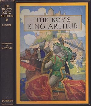 Immagine del venditore per The Boy's King Arthur; Sir Thomas Malory's History of King Arthur and His Knights of the Round Table, edited for boys by Sidney Lanier; illustrated by N.C. Wyeth venduto da Books of the World