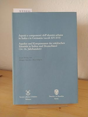 Imagen del vendedor de Aspetti e componenti dell'identit urbana in Italia e in Germania (secoli XIV - XVI) = Aspekte und Komponenten der stdtischen identitt in Italien und Deutschland (14. - 16. Jahrhundert). [A cura di/herausgegeben von Giorgio Chittolini und Peter Johanek]. (= Annali dell'Istituto Storico Italo-Germanico in Trento / Jahrbuch des Italienisch-deutschen historischen Instituts in Trient / Contributi/Beitrge 12). a la venta por Antiquariat Kretzer