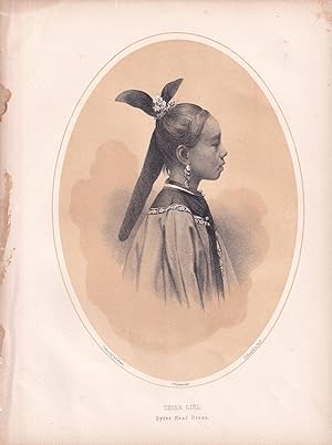 Bild des Verkufers fr China Girl. Syce Head Dress. [Caption title] zum Verkauf von Asia Bookroom ANZAAB/ILAB