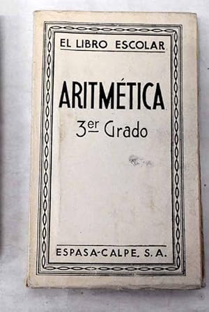 Imagen del vendedor de Aritmtica, tercer grado a la venta por Alcan Libros