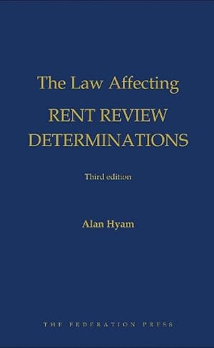 Image du vendeur pour The Law Affecting Rent Review Determinations (Hardcover) mis en vente par AussieBookSeller