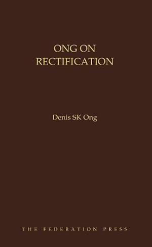 Immagine del venditore per Ong on Rectification (Hardcover) venduto da Grand Eagle Retail