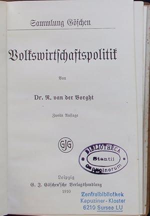 Imagen del vendedor de Volkswirtschaftspolitik. Sammlung Gschen. a la venta por Antiquariat Bookfarm