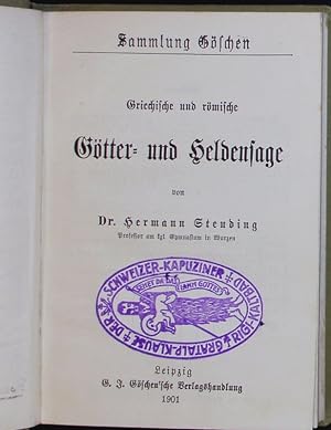 Bild des Verkufers fr Griechische und rmische Gtter- und Heldensagen. zum Verkauf von Antiquariat Bookfarm