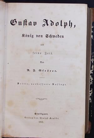 Bild des Verkufers fr Gustav Adolph. Knig von Schweden und seine Zeit. Ed. 3. zum Verkauf von Antiquariat Bookfarm