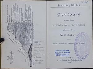 Bild des Verkufers fr Geologie in kurzem Auszug. zum Verkauf von Antiquariat Bookfarm