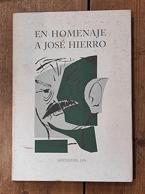 Imagen del vendedor de EN HOMENAJE A JOS HIERRO a la venta por Carmen Alonso Libros