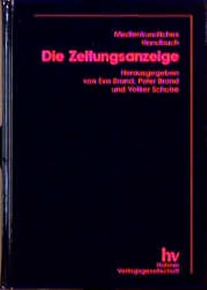 Medienkundliches Handbuch, Die Zeitungsanzeige