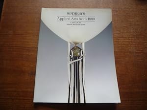 Applied Arts from 1880. 3 March 1989