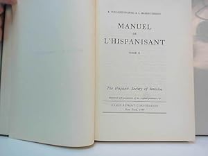 Seller image for Manuel de l'hispanisant tome 2 for sale by JLG_livres anciens et modernes