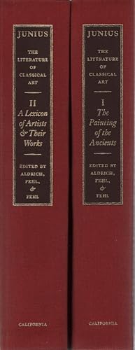 Bild des Verkufers fr [2 vol.] The Literature of Classical Art. 1. The Painting of the Ancients: De Pictura Veterum according to the English translation (1638). 2. A Lexicon of Artists and Their Works: Catalogus Architectorum. translated from the original Latin of 1694. Edited by Keith Aldrich, Philipp Fehl, Raina Fehl. zum Verkauf von Fundus-Online GbR Borkert Schwarz Zerfa