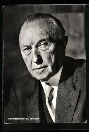 Bild des Verkufers fr Ansichtskarte Alt-Bundeskanzler Dr. Adenauer zum Verkauf von Bartko-Reher