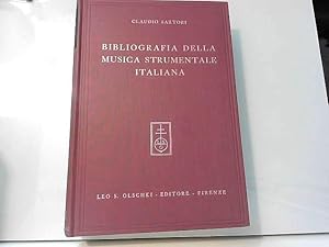 Bild des Verkufers fr Bibliografia Della Musica Strumentale Italiana zum Verkauf von JLG_livres anciens et modernes