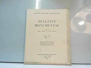 Bild des Verkufers fr Bulletin monumental - tome cxxi 1963 - 3 zum Verkauf von JLG_livres anciens et modernes