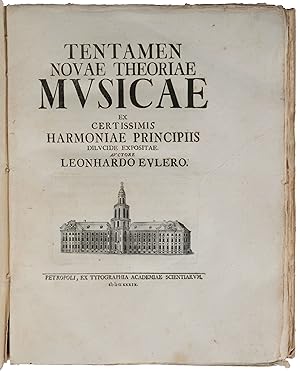 Tentamen Novae Theoriae Musicae Ex Certissimis Harmoniae Principiis Dilucide Expositae