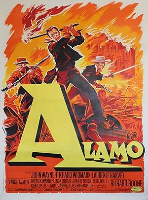 "ALAMO (THE ALAMO)" Réalisé par John WAYNE en 1960 avec John WAYNE, Richard WIDMARK, Laurence HAR...