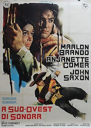 "L'HOMME DE LA SIERRA (THE APPALOOSA)" Réalisé par Sidney J. FURIE en 1966 avec Marlon BRANDO, An...