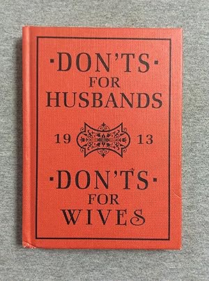 Seller image for Don'ts For Husbands & Don'ts For Wives, In One Volume for sale by Book Nook