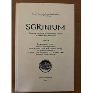 Seller image for Scrinium. T. 4: Patrologia Pacifica. Izbrannye stati. for sale by ISIA Media Verlag UG | Bukinist