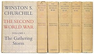 Imagen del vendedor de The Second World War. The Gathering Storm; Their Finest Hour; The Grand Alliance; The Hinge of Fate; Closing the Ring; Triumph and Tragedy a la venta por Adrian Harrington Ltd, PBFA, ABA, ILAB