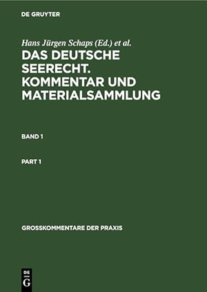 Seller image for Das deutsche Seerecht : Kommentar und Materialsammlung for sale by moluna