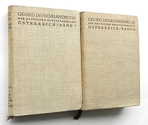 Handbuch der deutschen Kunstdenkmäler. Zweite Abteilung: Österreich 1. und 2. Band. 2 Bände.