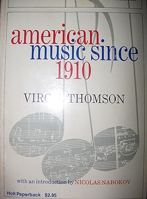 Immagine del venditore per American Music Since 1910 venduto da Wild Apricot Enterprises
