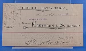 Invitation to Eagle Brewery employees (April 17, 1902)