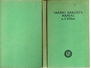 Image du vendeur pour Grapho Analyst's Manual mis en vente par Dorley House Books, Inc.