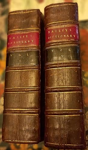 AN UNIVERSAL ETYMOLOGICAL ENGLISH DICTIONARY in Two Volumes bound in attractive contemporary bind...