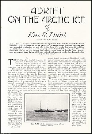 Seller image for Adrift on the Arctic Ice on Teddy, a two-masted schooner. An uncommon original article from the Wide World Magazine, 1926. for sale by Cosmo Books