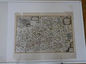 Seller image for Landtkarte von den �mtern Rendsburg, Kiel und Bordesholm. Kolor. Kupferstichkarte v. J. Mejer bei Danckwerth, 1652. for sale by Antiquariat Buchseite
