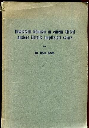 Inwiefern können in einem Urteil andere Urteile impliziert sein?