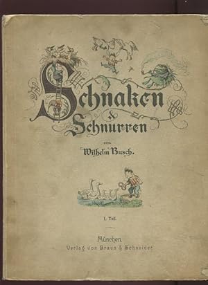 Schnaken und Schnurren, 1, Teil. Eine Sammlung humoristischer Erzählungen in Bildern.