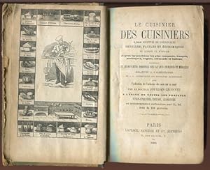 Le cuisinier des cuisiniers, 1000 recettes de cordon bleu.