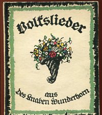 Bild des Verkufers fr Volkslieder aus des Knaben Wunderhorn. Holzschnitte und Schrift von Ida Berisch. zum Verkauf von Antiquariat Buchseite