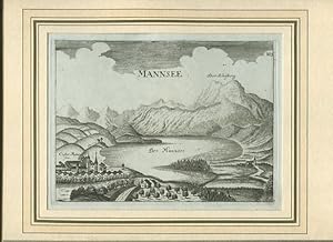 Mannsee, Mondsee. Vischer, Georg Matthäus: Topographia Austriae Superioris Modernae.