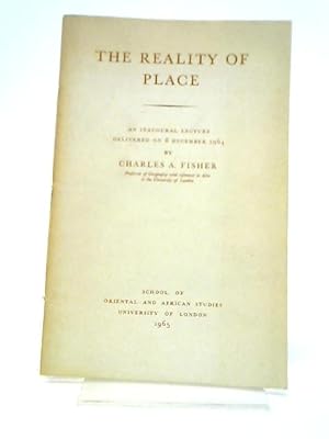 Imagen del vendedor de The Reality of Place a la venta por World of Rare Books