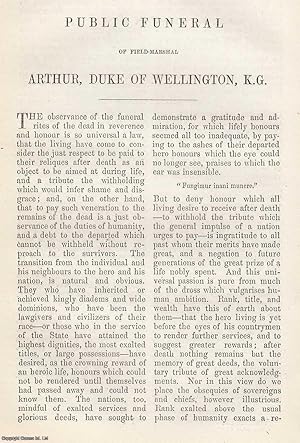 Seller image for Duke of Wellington. Public Funeral of Field Marshal Arthur, Duke of Wellington, K.G. An original article from The Annual Register for 1852. for sale by Cosmo Books