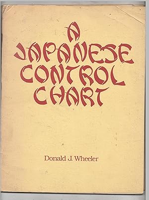 Image du vendeur pour A Japanese Control Chart mis en vente par Biblioteca de Babel