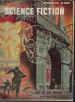 Bild des Verkufers fr ASTOUNDING Science Fiction: September, Sept. 1951 zum Verkauf von Books from the Crypt