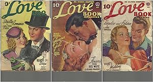 Image du vendeur pour LOVE BOOK MAGAZINE" 3 1939 Volumes: Vol. 7 # 04 April / Vol. 8 # 01 May / Vol 8 # 04 August mis en vente par John McCormick