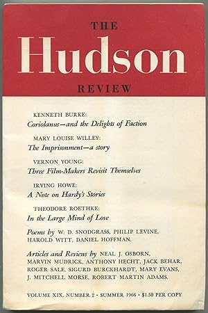 Immagine del venditore per The Hudson Review - Volume XIX, Number 2, Summer 1966 venduto da Between the Covers-Rare Books, Inc. ABAA