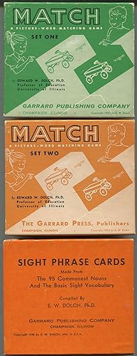 Bild des Verkufers fr Match: A Picture-Word Matching Game: Set One and Two [with] Sight Phrase Cards: Made from the 95 Commonest Nouns and the Basic Sight Vocabulary zum Verkauf von Between the Covers-Rare Books, Inc. ABAA