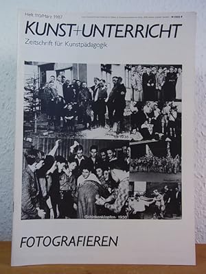 Imagen del vendedor de Kunst + Unterricht. Zeitschrift fr Kunstpdagogik. Heft 110, Mrz 1987. Titel: Fotografieren a la venta por Antiquariat Weber
