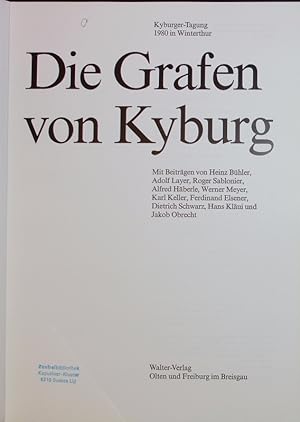 Die Grafen von Kyburg.